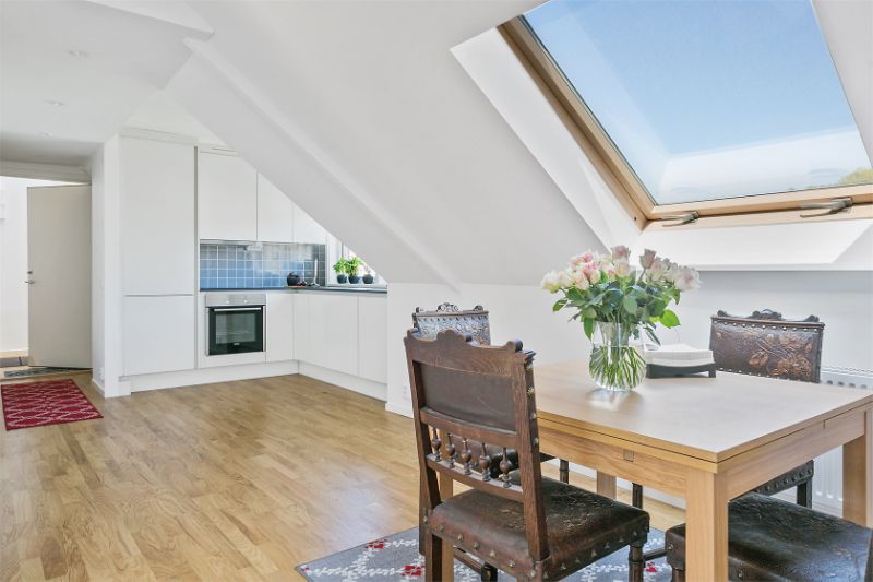 Konvertering av råvind till bostad. Farsta, Skönstaholm